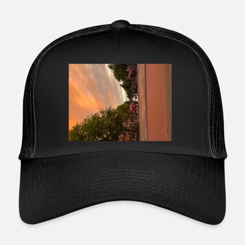 Amsterdam - Trucker Cap - Schwarz/Schwarz