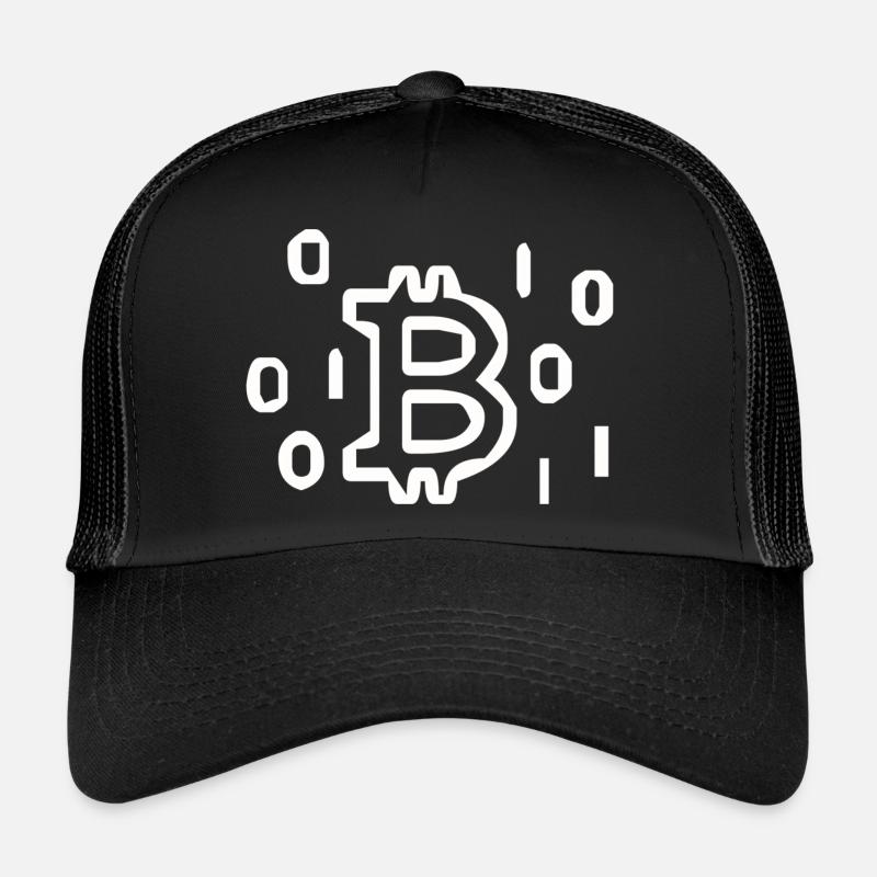 Bitcoin binaire Casquette trucker 