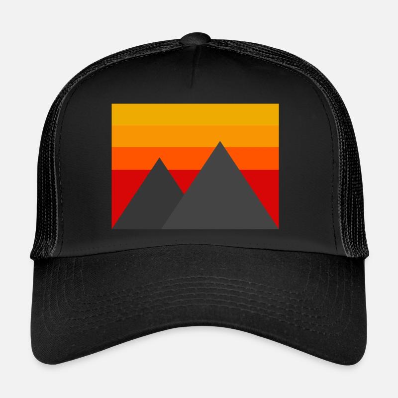 Minimalistic Mountains Trucker Cap