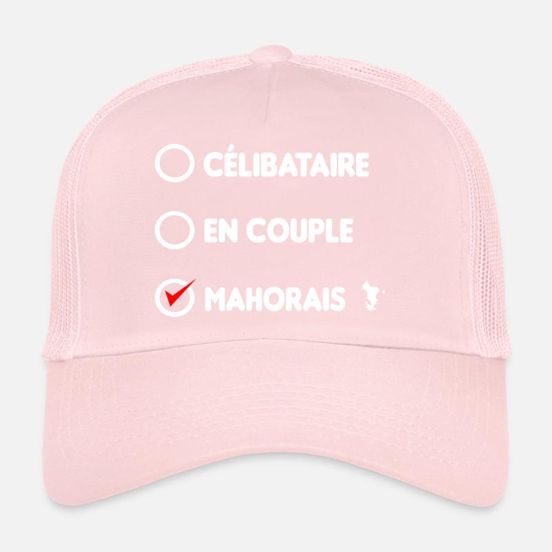 CELIBATAIRE EN COUPLE MAHORAIS Casquette trucker 