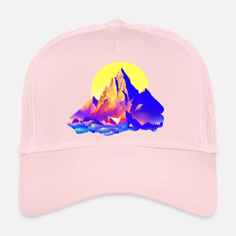 Bergwandern Wanderung Bergwanderer Berge Wandern Trucker Cap