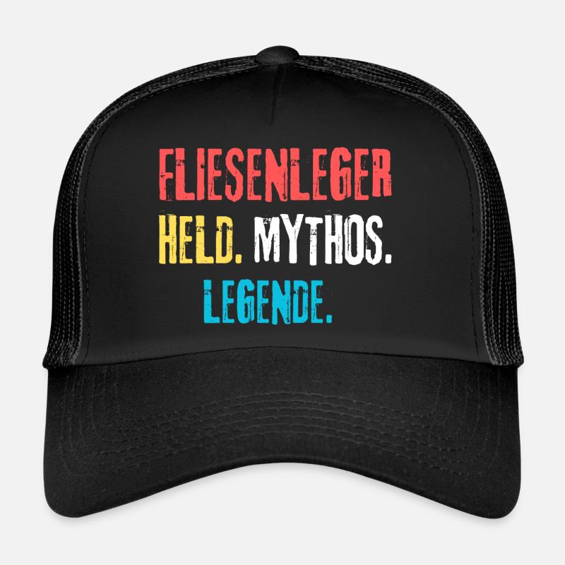 fliesenleger Handwerker Trucker Cap