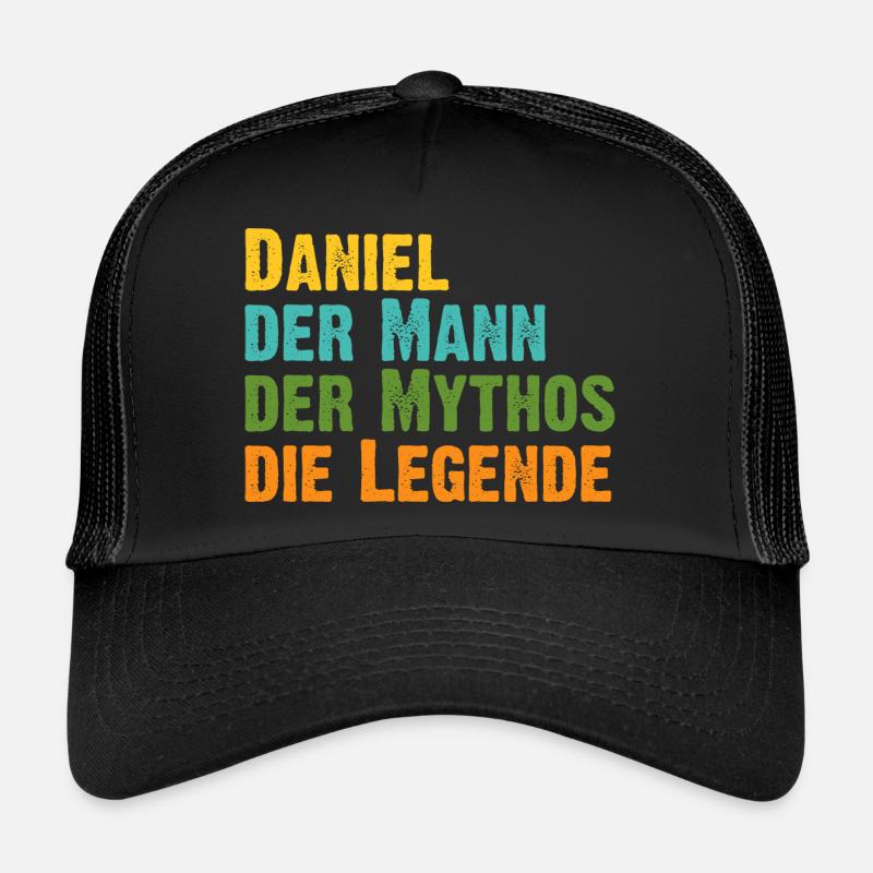 Daniel der Mythos die Legende Vorname Daniel Trucker Cap