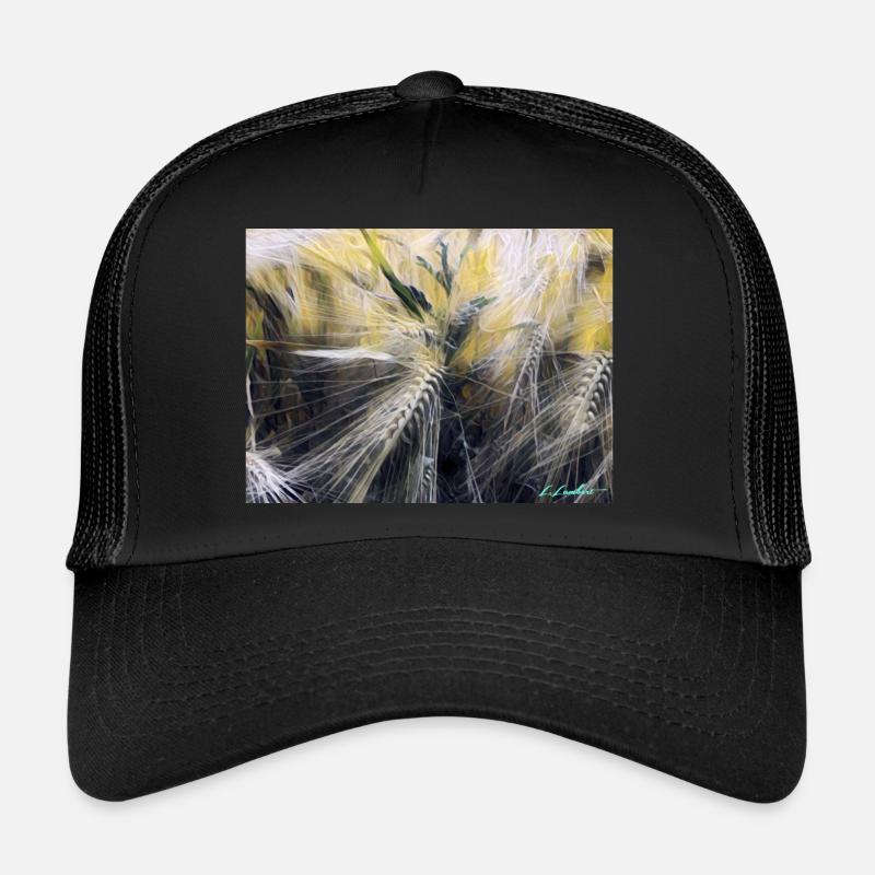 Weizen - Trucker Cap - Schwarz/Schwarz