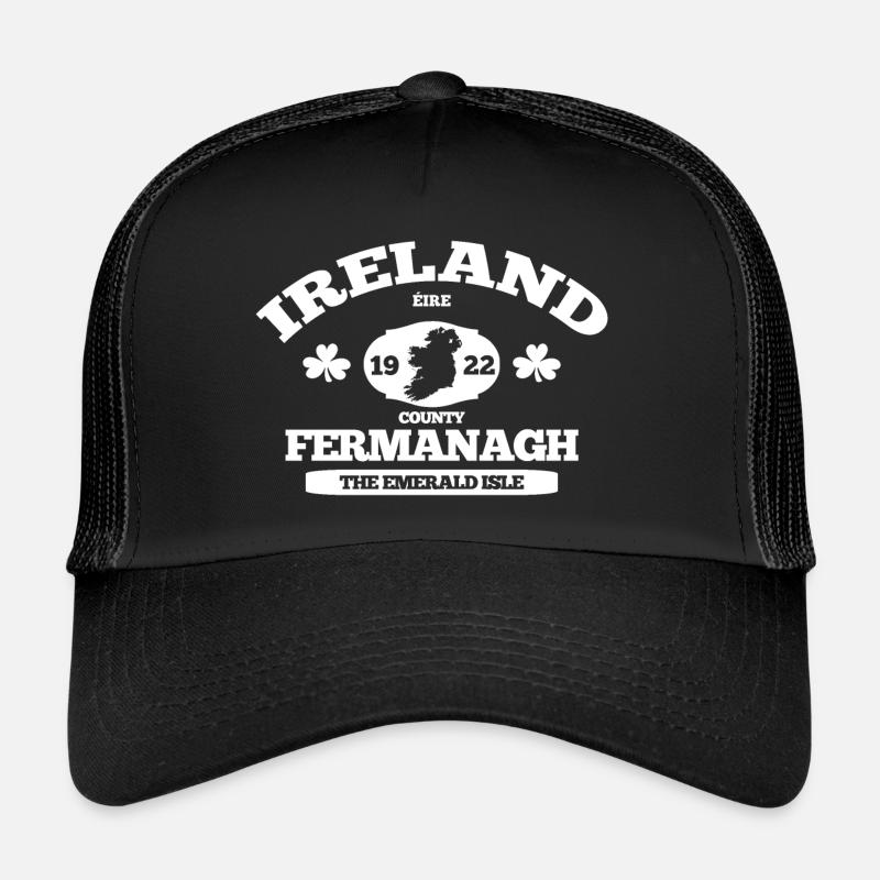 Fermanagh, Irland. Klassisches irisches Design Trucker Cap