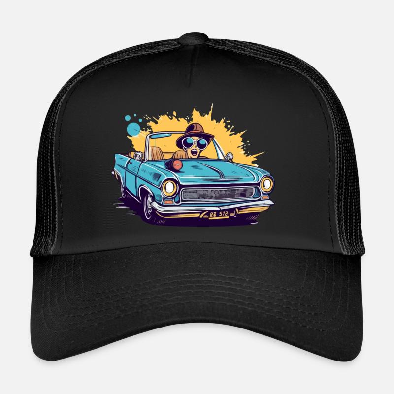 Emma en cabriolet Casquette trucker 