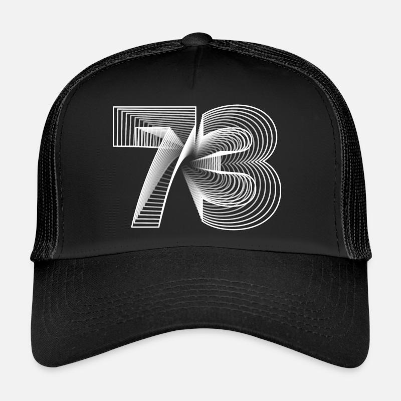1973 - Trucker Cap - Schwarz/Schwarz