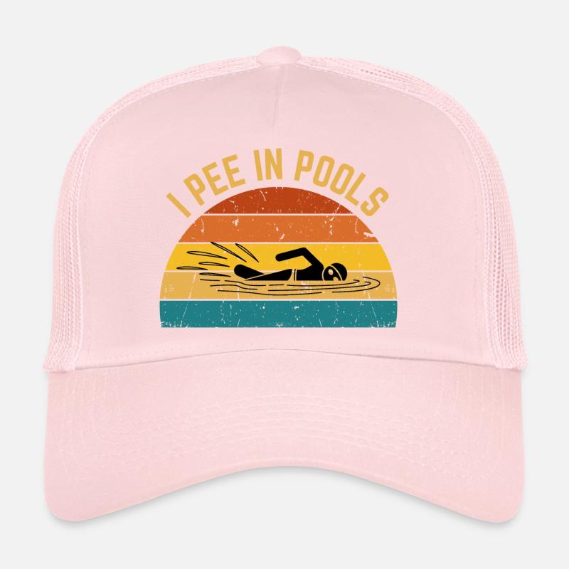 Ich Pinkle In Pools Lustig Ich Pinkle In Pools Trucker Cap