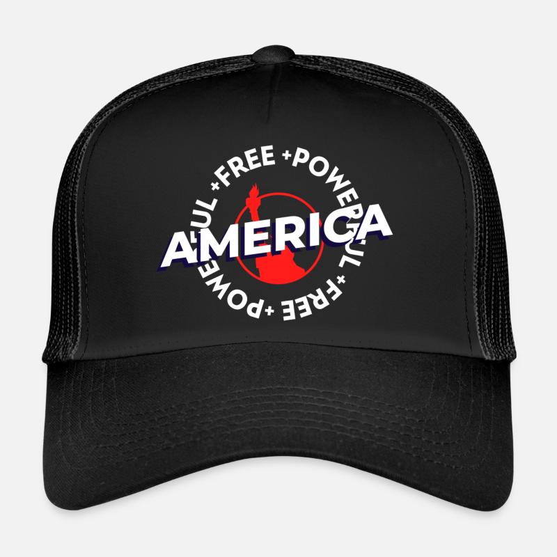 Powerful Freedom - Trucker Cap - black/black