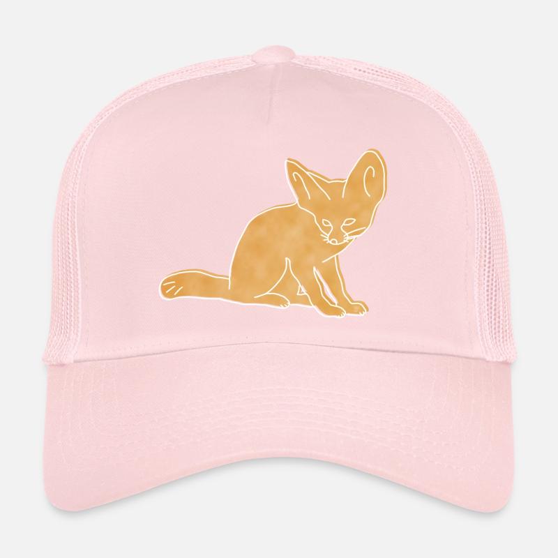 « Fennek », Boho Line Art Design, série « Desert » Casquette trucker 