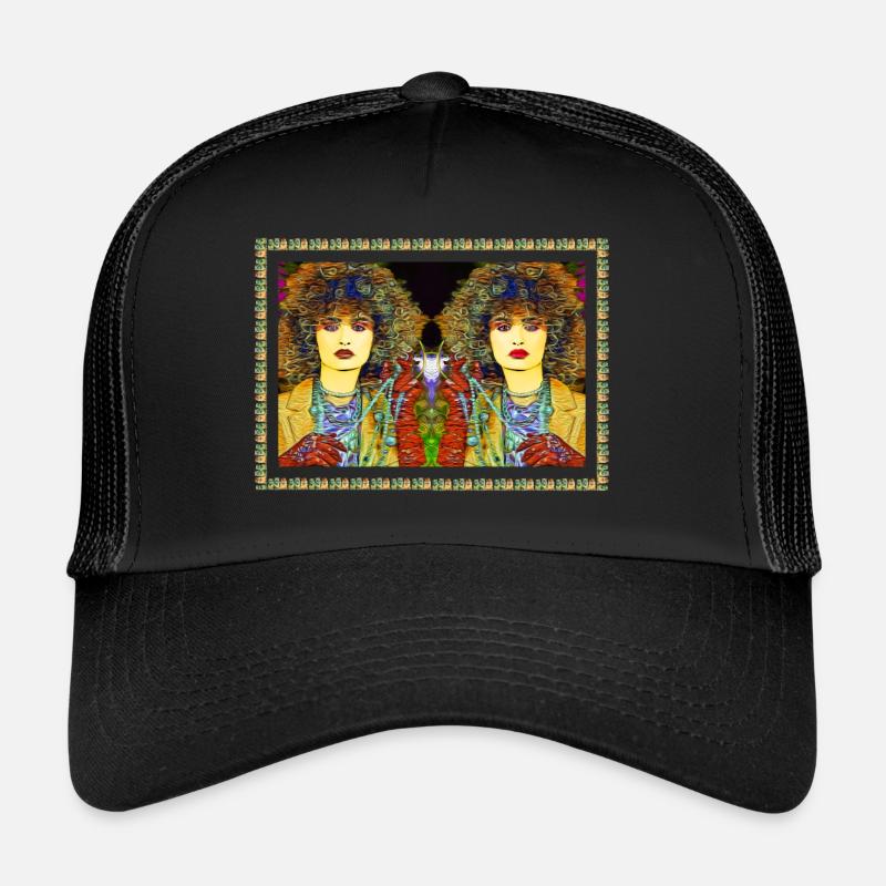 Psycho 80s Special limited edition - Casquette trucker  - noir/noir