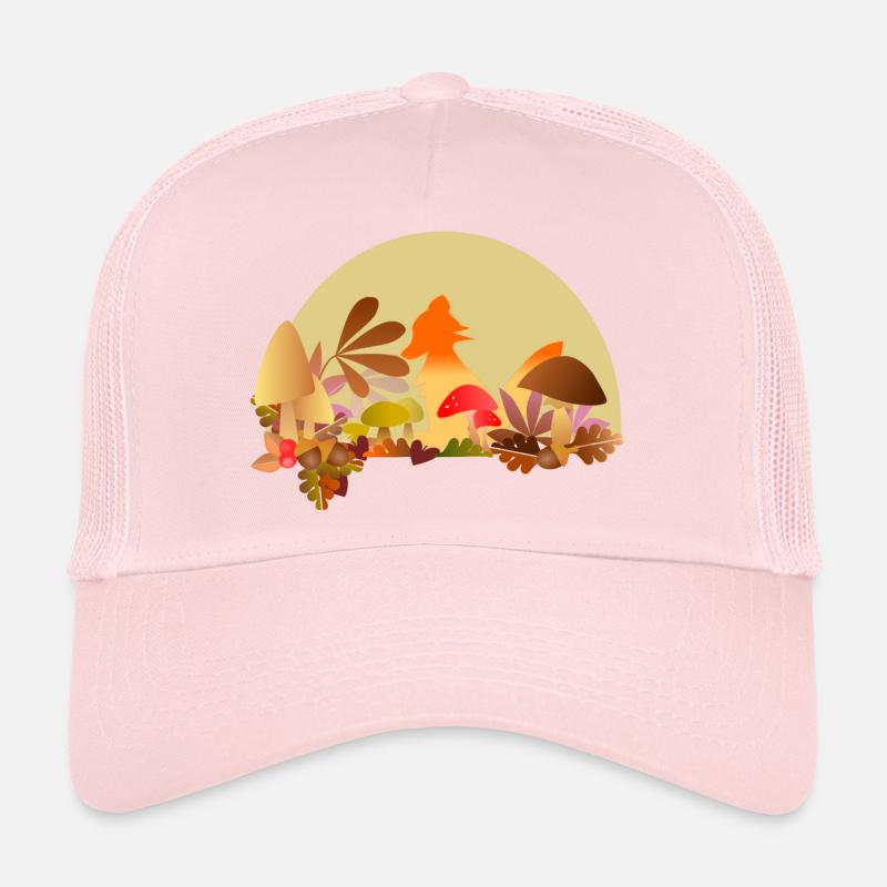 fox in autumn Trucker Cap