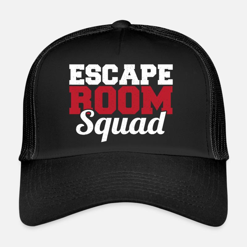 Mystery Challenge Cool Group Escape Room Squad Trucker Cap