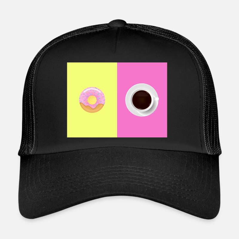 Donut & Coffee Trucker Cap
