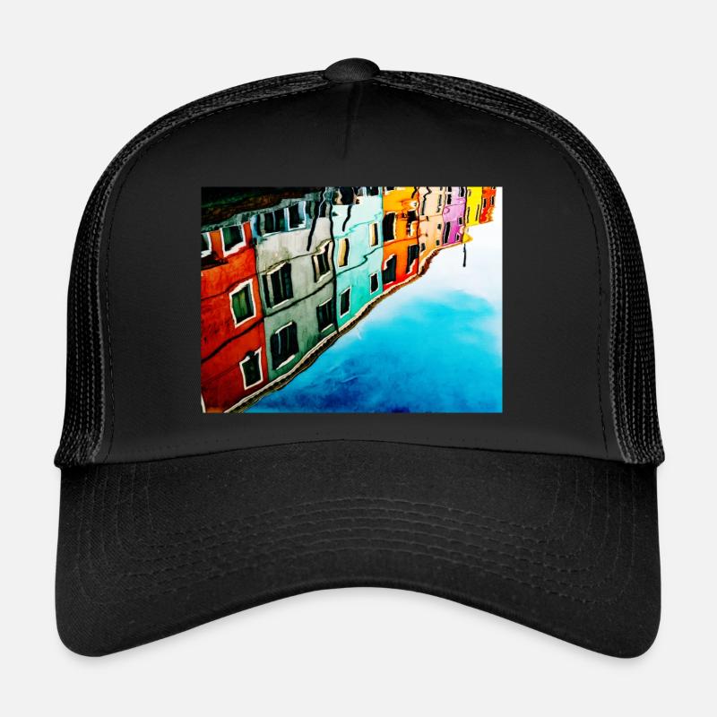 Buntes Burano (Venedig) Trucker Cap