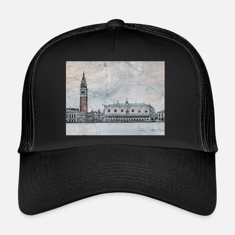 Blick auf den Markusplatz Trucker Cap