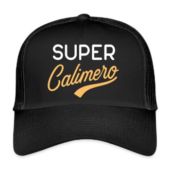 Super calimero - Casquette trucker  - noir/noir - Devant