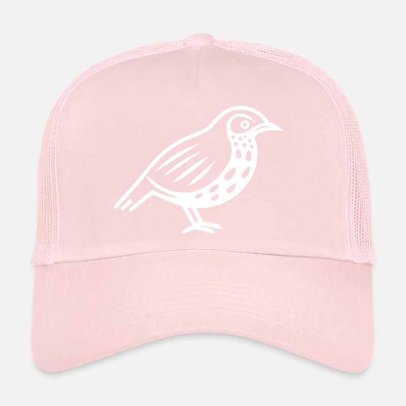 cailles petit oiseau caille Casquette trucker 
