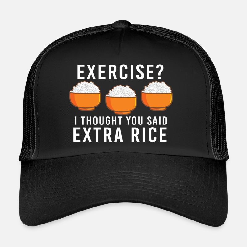 Übung Ich Dachte, Sie Sagten Extra Reis Lustig Trucker Cap
