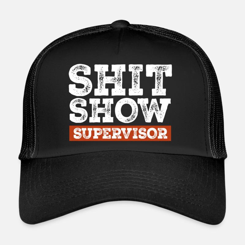 Scheiße Show Supervisor Lustig Eltern Manager Lehrer Trucker Cap