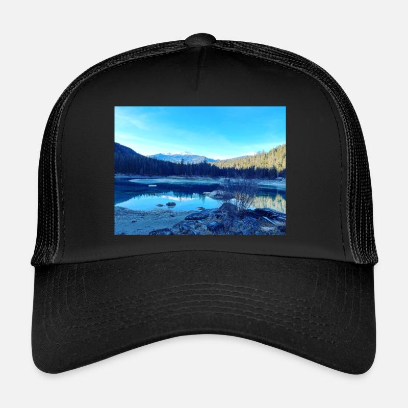 Saumure - Casquette trucker  - noir/noir