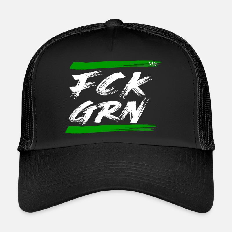 FCK GRN Weiß Trucker Cap