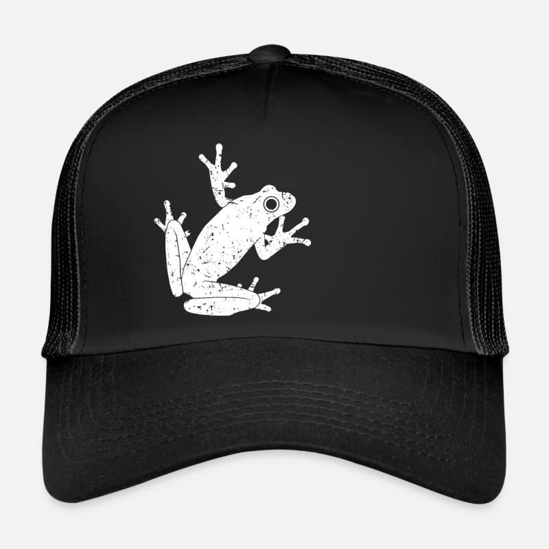 Frosch - Trucker Cap - Schwarz/Schwarz