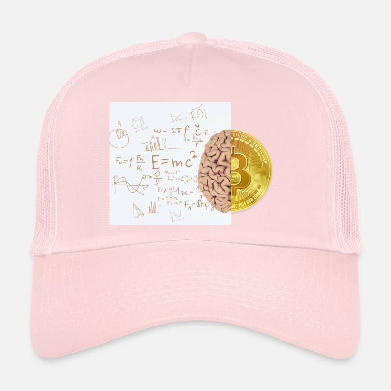 Crypto Brain 2 Bitcoin BTC ETH Casquette trucker 