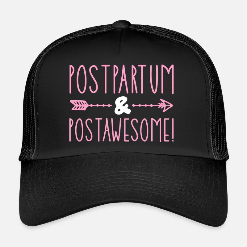 Postpartum & Postawesome Trucker Cap