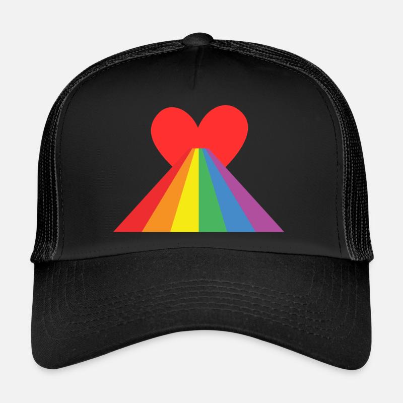 L'amour est dans mon coeur Casquette trucker 