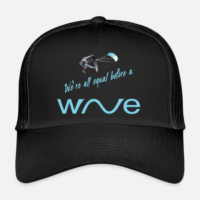surf - Trucker Cap - Schwarz/Schwarz