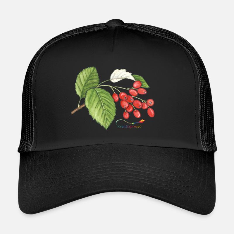 Mûre (Sorbus aria) Casquette trucker 