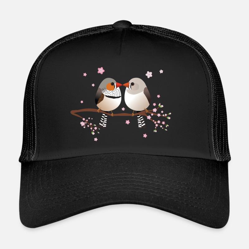 Mignons pinsons zébrés bulbeux Casquette trucker 