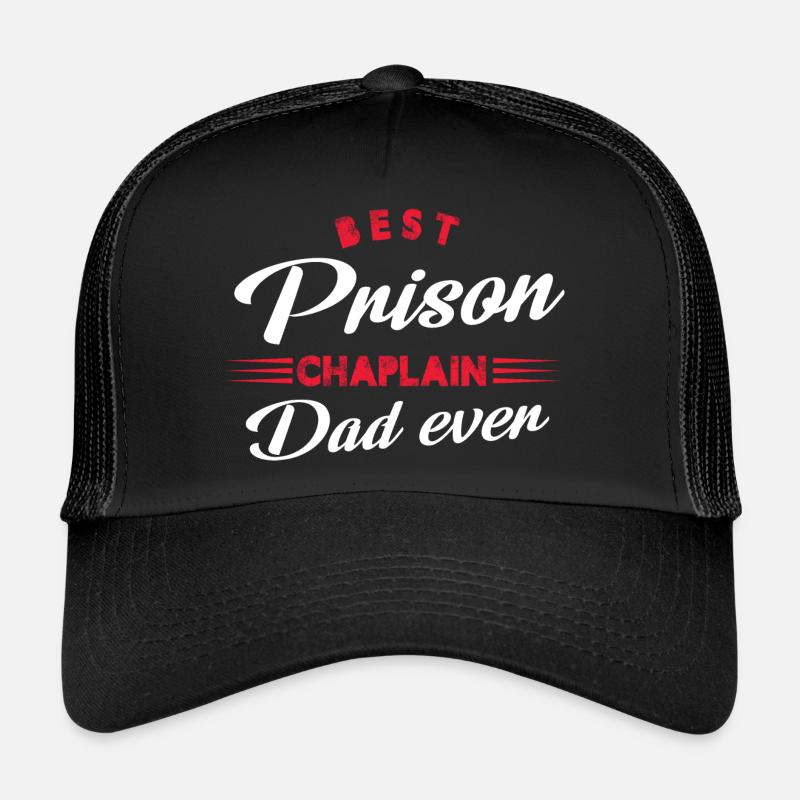 Meilleur père aumônier de prison de tous les temps Casquette trucker 