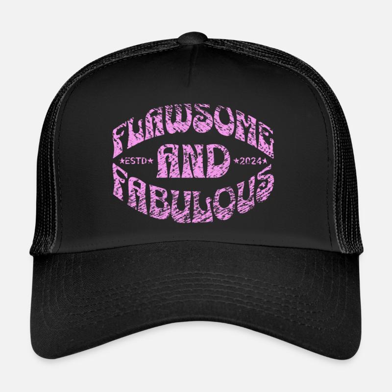 Flawsome and fabulous in pink Trucker Cap
