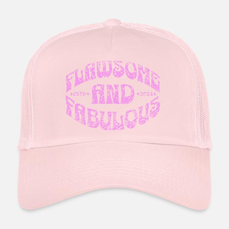 Impeccable et fabuleux en rose Casquette trucker