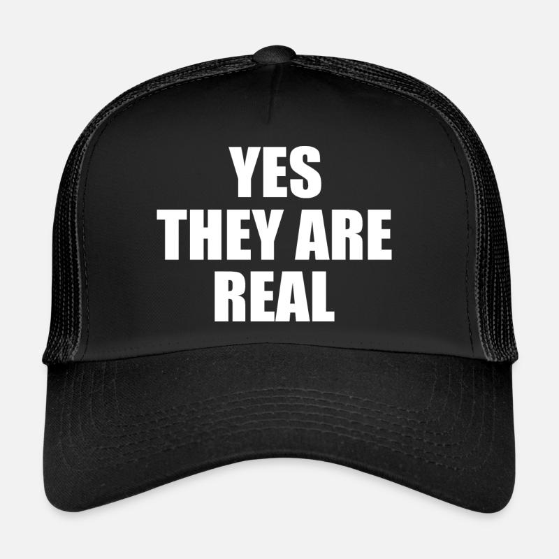 yes they are real Casquette trucker 