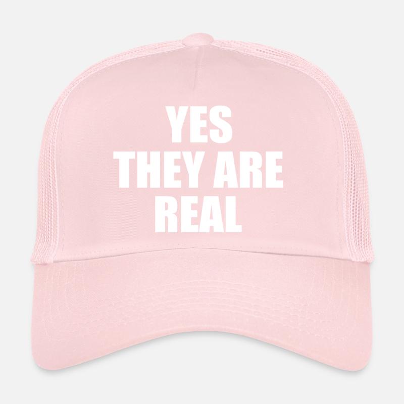 yes they are real Trucker Cap