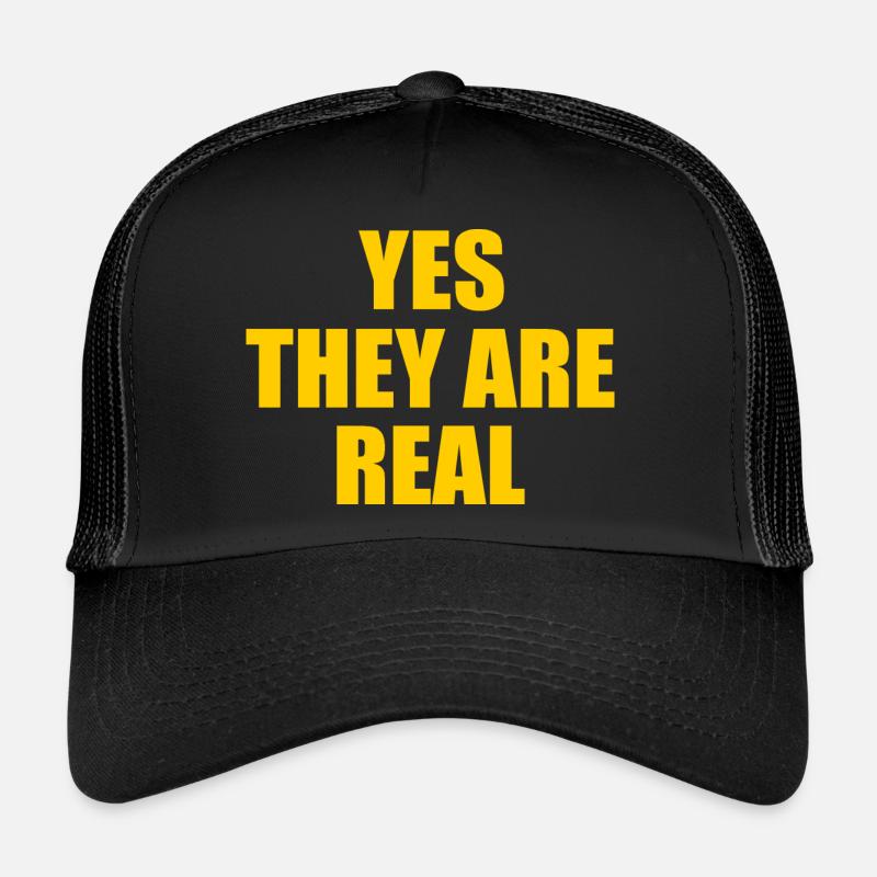 yes they are real Casquette trucker 