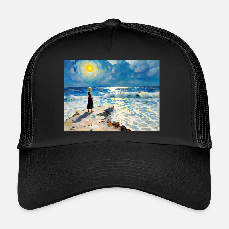 Maman sur la plage 12 Casquette trucker 