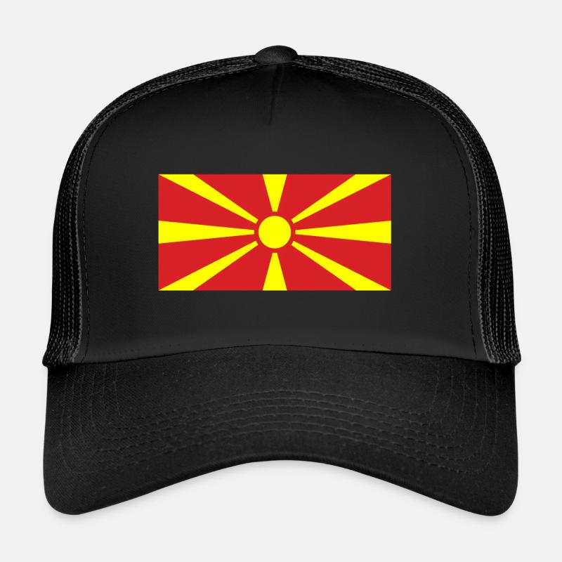 Macedonia Flag Trucker Cap