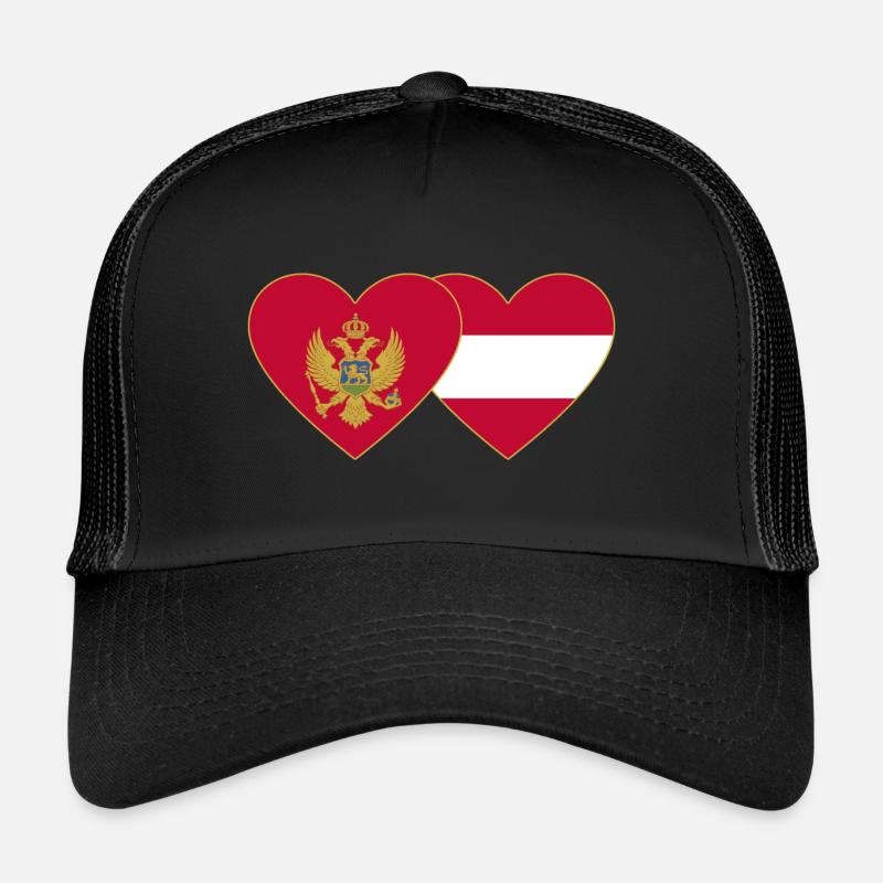 Montanegro Austria flag Trucker Cap