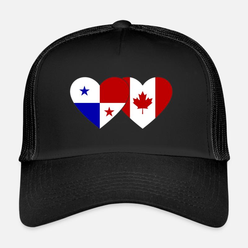 Panama Canada Flag Casquette trucker 
