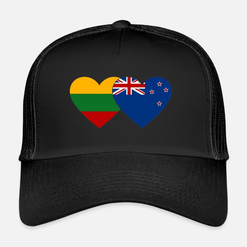 Lituanie Drapeau néo-zélandais Casquette trucker 