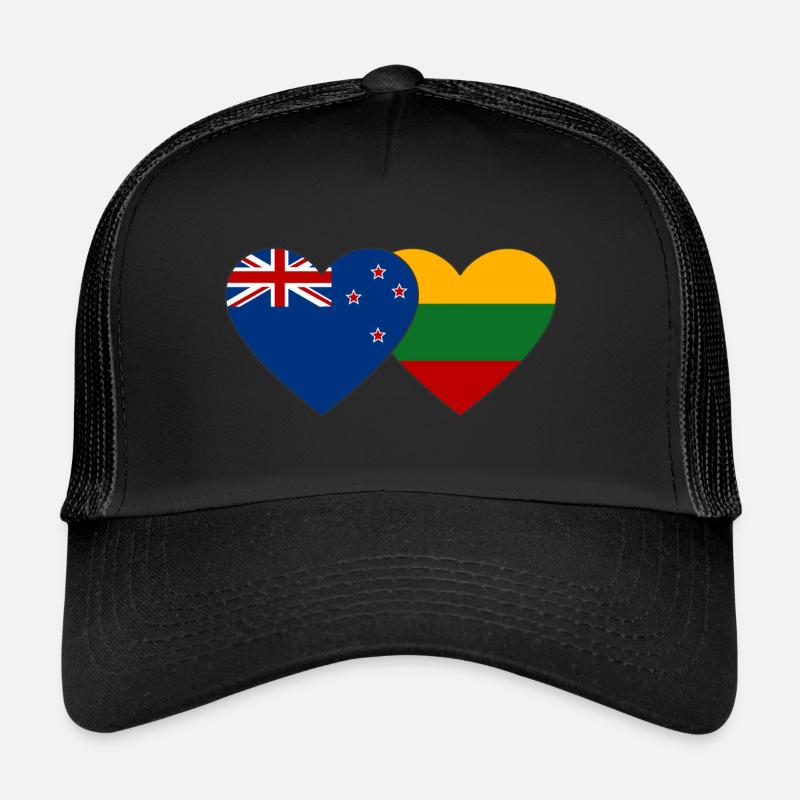 Drapeau de la Lituanie néo-zélandaise Casquette trucker 
