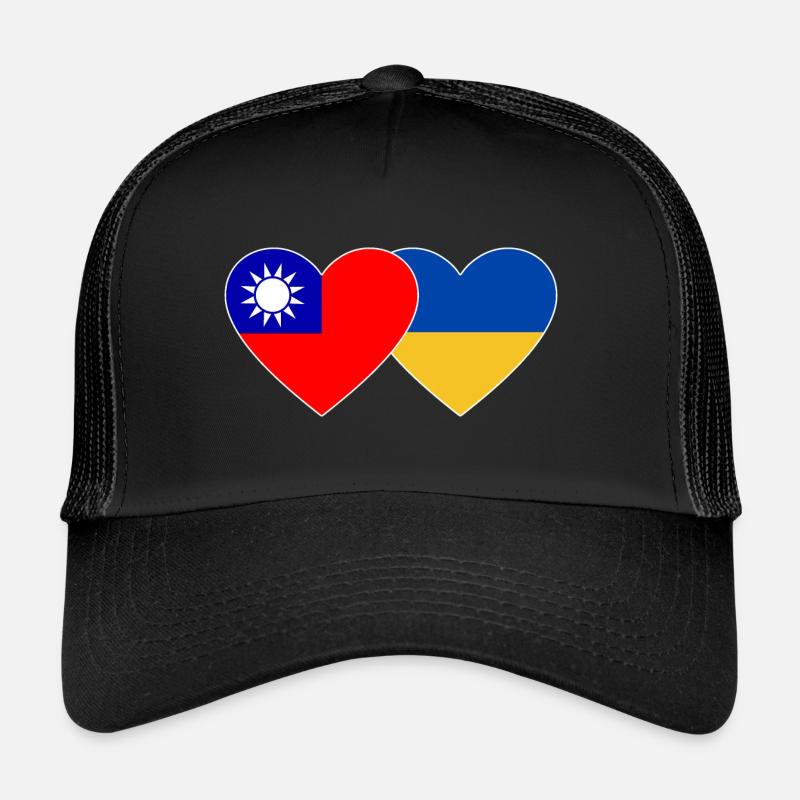 Drapeau de l’Ukraine de Taïwan Casquette trucker 