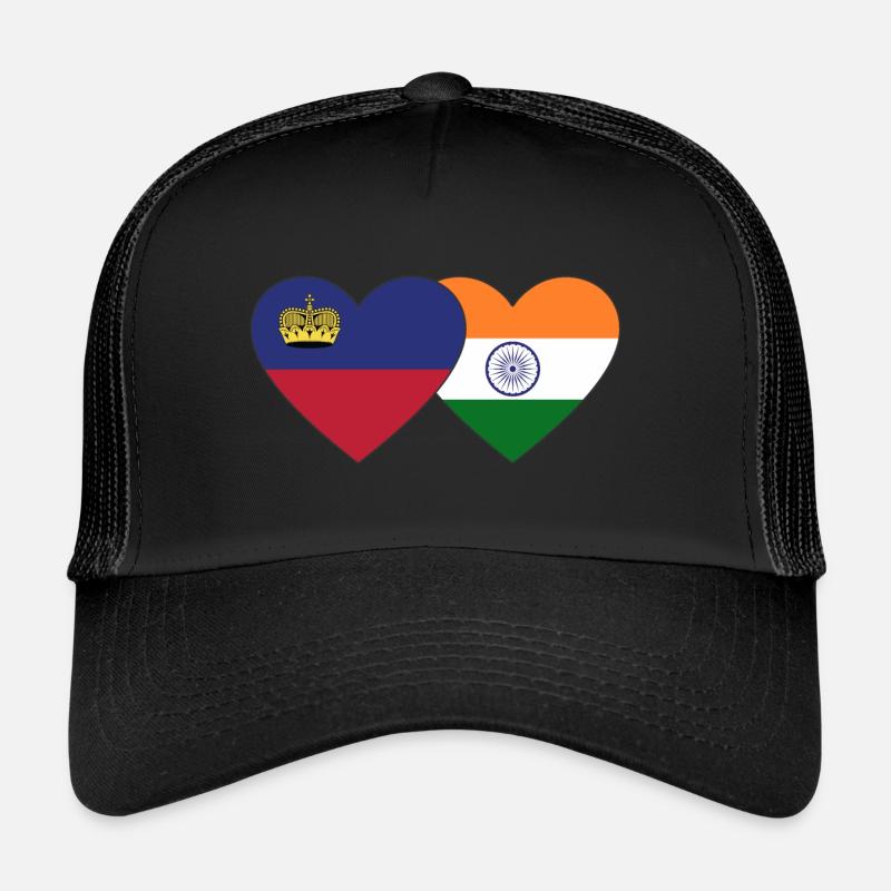 Liechtenstein Inde Drapeau Casquette trucker 