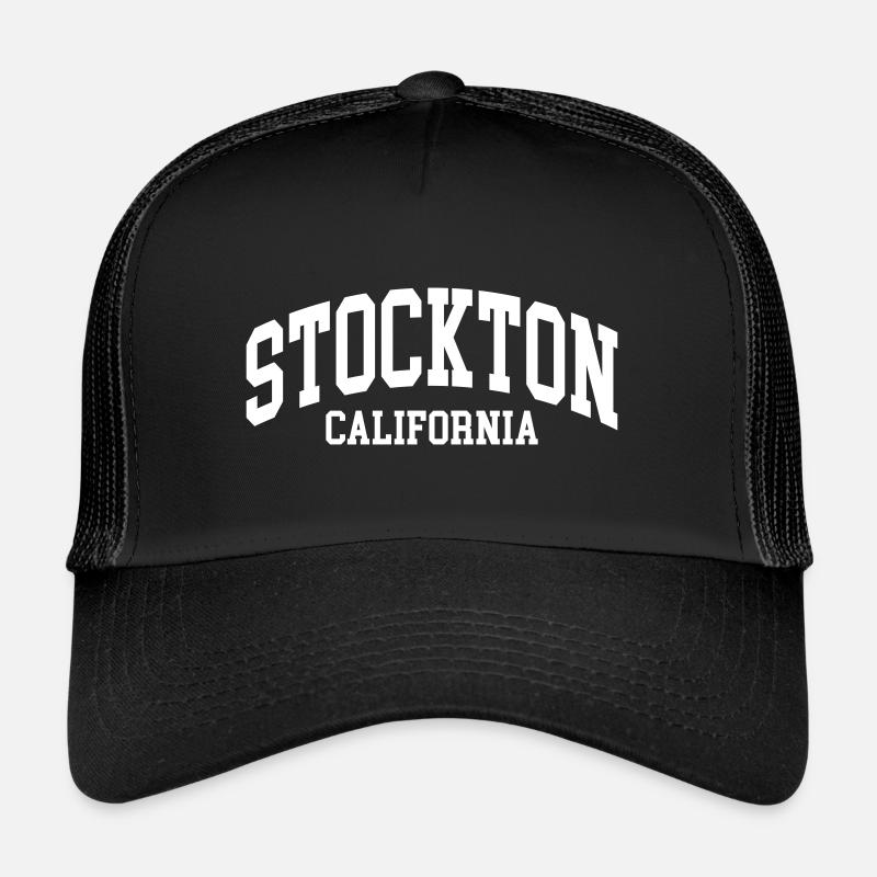 Stockton - Trucker Cap - Schwarz/Schwarz