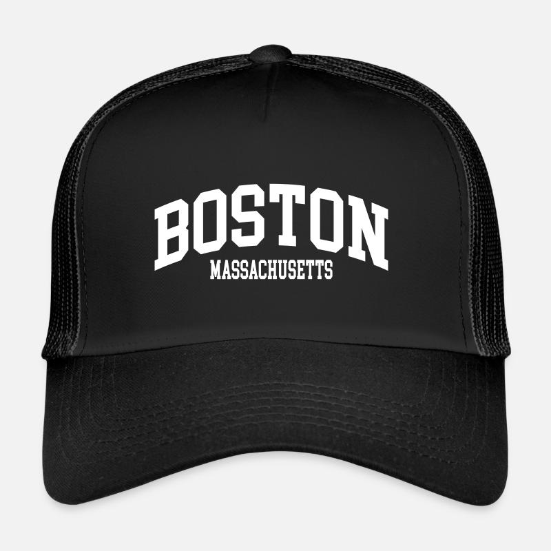 Boston - Trucker Cap - Schwarz/Schwarz