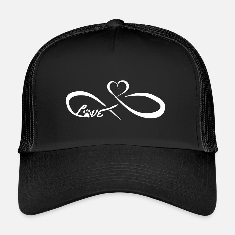 unendliches herz pfoten text Trucker Cap